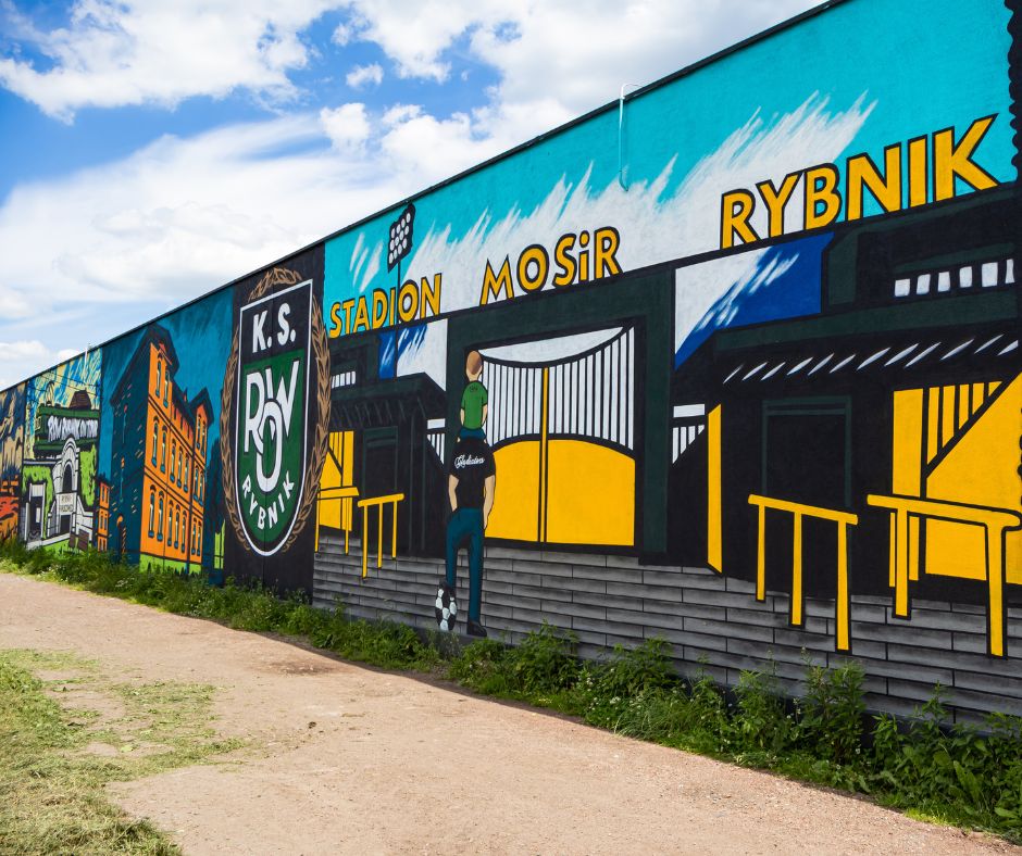 Mural - Rodlew Qmd & Gladiators. Rybnik, Paruszowiec.