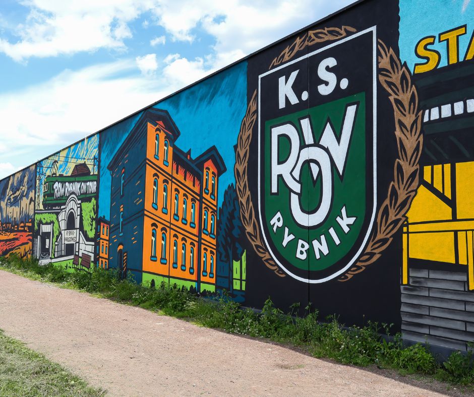 Mural - Rodlew Qmd & Gladiators. Rybnik, Paruszowiec.