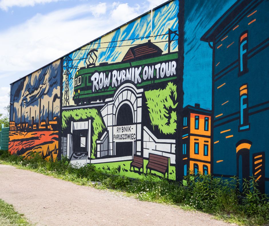 Mural - Rodlew Qmd & Gladiators. Rybnik, Paruszowiec.